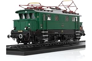 Risopen 1:87 Modello locomotiva per 1933 E 44 002 Collezione di modelli ferroviari finiti, Nessun assemblaggio richiesto, decorazione del treno, regalo per adulti (verde)