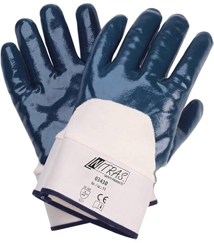 GERA Nitrilhandschuhe, Natur/gelb - HASE - 901500