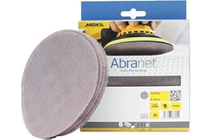 Mirka Abranet discos de lijado de red Ø 150mm Velcro / grano P320 / 10 uds. / AE241F1032 / Adecuado para todas las lijadoras orbitales 150mm / para el lijado sin polvo de madera, masilla, barniz