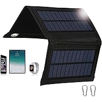 Ahuuen 72W Solarpanel Camping - Faltbares Wasserdichtes Ladegerät Mit Controller Für Outdoor