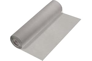 100% bieżnik z włókniny Mosel, w kolorze szarym (30 cm x 25 m), dekoracyjny bieżnik z materiału, elegancka dekoracja stołu na urodziny i wesela, kolorowa dekoracja na specjalne okazje