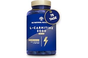 ‎N2 NATURAL NUTRITION L Carnitin Kapseln Hochdosiert 2000 mg pro Tagesportion 150 Kapseln 75 Tage. Pre Workout. Fitness. L-Carnitine. Laborgeprüft. EU. N2 Natural Nutrition