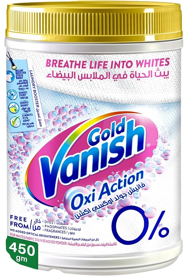 Vanish NapiSan Oxi Action Colour Safe Powder Fabric Stain Remover