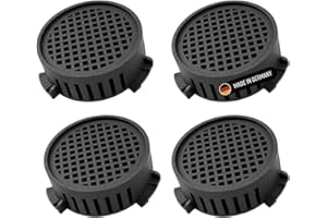 Fidly 4 Stück Aktivkohlefilter kompatibel für Liebherr-Kühlschrank 9096342, 9881116, 7440006, 9882304 und für Miele 10806820, Ersatzfilter mit Aktivkohle, Kühlschrankfilter