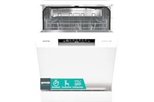 Gorenje GS642E90W Freistehender Geschirrspüler, 60 cm, 13 Maßgedecke, Total AquaStop, vollständiger Überlaufschutz, Hygiene Programm, SpeedWash Funktion, Selbstreinigung, UltraClean Besteckkorb