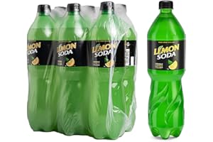 LEMON SODA Lemonsoda | Bevanda Gassata al Limone, 6 Bottiglie da 125 cl PET, L'originale Limonata Italiana con Succo di Limoni Siciliani, Senza Coloranti