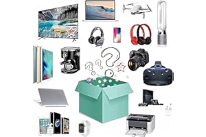 JIEHUIBOX Menge an elektronischen Geschenken,3-20 Artikel Markenartikel,Schwarz,T865B