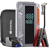 Enshall 10.000mAh Jump Starter Ak&uuml; Takviyeli 1000A Tepe Akımlı Ara&ccedil; Lastik Şişirme Hava Kompres&ouml;r&uuml;