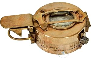 AASIYA NAUTICAL Vintage Compass Military Navigational Marine Brass Devices Pocket Nautical Navigational Instrument an