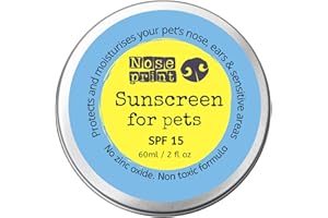 Noseprint Spf 15 Sun Protection Balm For Pets 60 Ml Eco Tin | Moisturising Sunscreen For Dogs An Cats | Non Toxic Formula Dog Nose Balm Dog Paw Balm Sun Cream Balm | Dog Sun Protection | Made In Uk