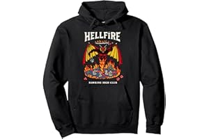 Stranger Things Hellfire Hawkins High Club Sweat à Capuche