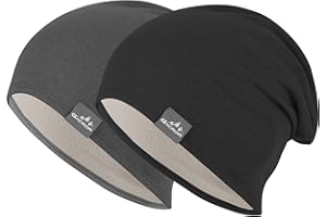 GXCROR Czapka męska, czapka zimowa, damska czapka zimowa, lekka, cienka czapka, kaptur, chemia, czapka zimowa, czapka beanie na wiosnę, jesień i zimę