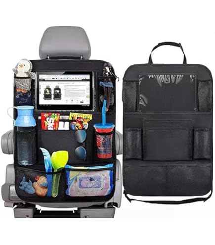 LIONSTRONG Auto Organizer Kinder Rücksitz schwarz im Rücksitz Organizer