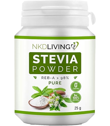 Extrait De Stévia En Poudre - Rapport Douceur 1:5 - Pureté Reb A 95% - 25g à 200g