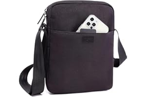 TINYAT Sling Chest Sac à bandoulière Crossbody Lightweight Gym Sack Triangle Rucksack Sacs à Dos Polyvalents avec Port de Chargement pour vélo de Voyage Hommes Femmes (Noir / 510)