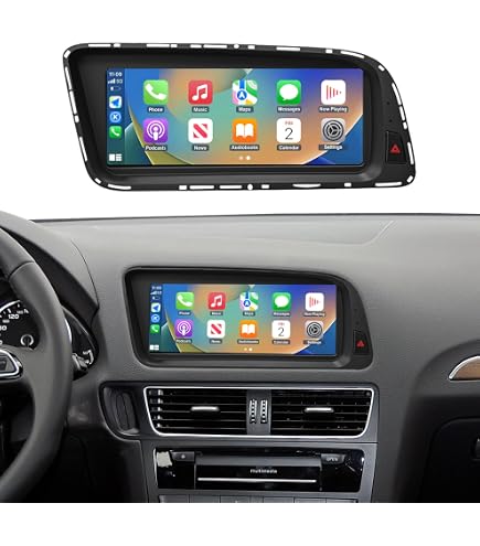 Autoradio Android 10.25" Pour Audi Q5 2013-2016 - 4Go/64Go - CarPlay/Android Auto Sans Fil - 4G