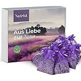 20x Lavendelsäckchen mit französischem Lavendel - Duftsäckchen Kleiderschrank | Lavendel Duftsäckchen zum Einschlafen | Motte