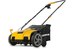 Powerplus Escarificador Eléctrico POWXG75130 - Escarificadores Eléctricos para Césped de 1300W con Ancho de Corte de 320mm - Aireador de Césped para Jardín