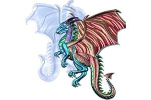 SUNHATY 3D Drachen Tier Silikonformen Große Fliegender Drache Epoxidharz Form Fliegender Drachen Resin Gießformen DIY Tier Harzformen für Wandtüren Desktop-Schränke Heimdekoration