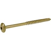 Power Pro 47878 Lag Vidaları, 5/16 "x 5", Star Drive İnşaat Gecikme Vidaları, Pas Dayanıklı, Seramik Kaplı Bronz, 5 lb K&uuml;vet,