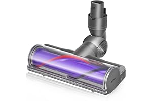 Arcets Brosse de rechange compatible pour Dyson V6 DC62 DC58 DC59 Rouleau adapté pour tapis et sols durs, facile à enlever les poils et les cheveux