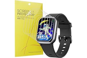 Blueshaweu Folia ochronna kompatybilna z Slothcloud Kids Smartwatch 1,5" H97 Pro, HD przezroczysta, elastyczna folia ochronna na wyświetlacz TPU [6 sztuk] do smartwatcha Slothcloud H97 Pro