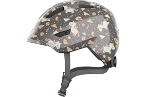 Casco infantil ABUS Smiley 3.0 - casco de bicicleta con ajuste bajo, diseños adaptados a los niños y espacio para una coleta - para niñas y niños