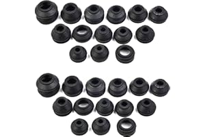 RANRAO Cubiertas antipolvo para rótulas de 28 piezas, cubiertas antipolvo universales para rótulas, cubiertas para maletero de coche para una amplia gama de vehículos