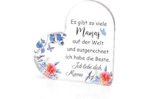 ‎HROANC Geschenke für Mama Geburtstagsgeschenk für Mama Mutter Geschenk Mama Geburtstagsgeschenk Muttertagsgeschenk Acryl Tischschmuck Briefbeschwerer Geschenk für Mama zum Geburtstag Valentinstag Weihnachten