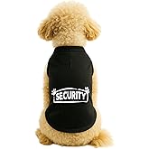 MPZ PETS Kedi ve K&ouml;pek Kıyafeti &amp; Elbisesi Siyah Security Atlet L