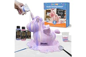 Funto Tirelire Licorne Pour Coulage D'acrylique - Kit D'artisanat Diy Parfait, Incassable, Non Toxique Et Cadeaux Idéaux Pour L'épargne Des Enfants Ou La Décoration Intérieure.