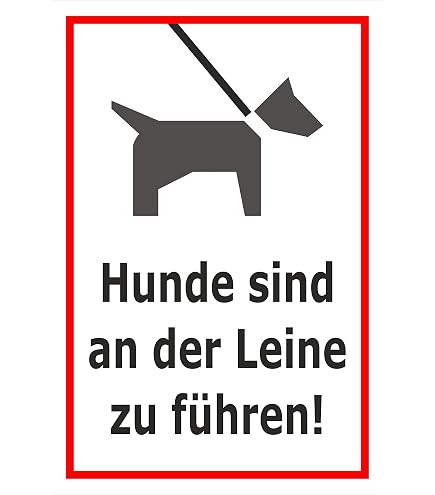Melis-Folienwerkstatt Schild „Wildruhezone“ – 45x30cm, 3mm Hartschaum, Mit Bohrlöchern