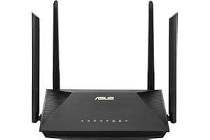 ASUS RT-AX53U (AX1800) Dual Band WiFi 6 Extendable Router, Subscription-free Network Security, Instant Guard, Parental Control, Built-in VPN, AiMesh Compatible, Gaming & Streaming, Smart Home, USB