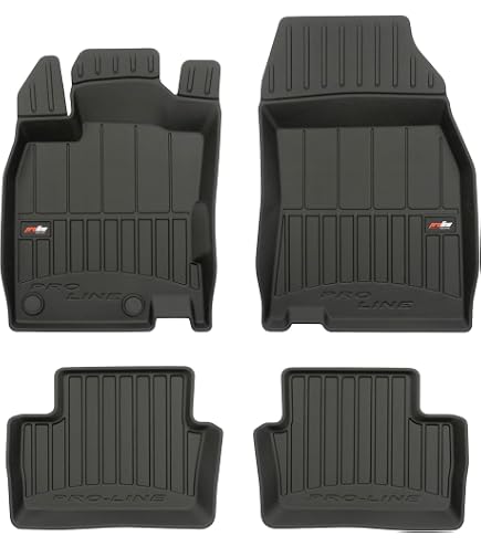 SCOUTT Tappeti Auto 3D In TPE Per Kadjar Dal 2015 – Kit 4 Pezzi, Bordo Alto, Inodori, Premium - 2