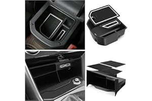 ‎WEIPIN [2 Stück] WEIPIN Kompatibel mit V-W T*ROC 2018-2021 2022 2023 Mittelkonsole Handschuhfach Armlehne Console Organizer Tray Aufbewahrungsbox Kompatibel mit T*ROC Zubehör