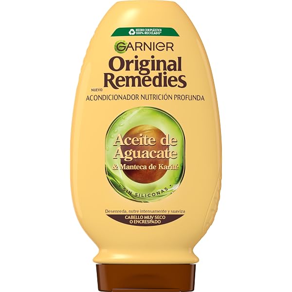 Garnier Original Remedies Shampoo Mit Avocadoöl & Sheabutter – Für Widerspenstiges, Krauses Haar (600 Ml)