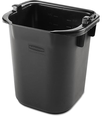 thumbnail image 2 of Rubbermaid Commercial 5-Quart Cleaning Pail - Heavy-Duty Red Bucket For Professional Cleaning 2 of 14