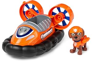 PAW PATROL, Luftkissenboot mit Zuma-Figur (Sustainable Basic Vehicle/Basis Fahrzeug), Spielzeug für Kinder ab 3 Jahren