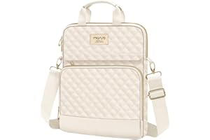 MOSISO 9-11 Pulgadas Funda Tablet Compatible con 11 Pulgadas iPad Pro M4&Air M2 2024, iPad 10&Air 5 10,9/9/8/7th 10,2, Funda Acolchada Cuadrada con 2 Bolsillos Delante,Arena