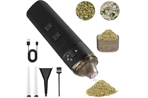 MINENICE Grinder Elektrisch, Elektrischer Grinder mit Starkem Motor Schnelles Mahlen, USB-Aufladung, 2-Wege-Mahlen elektrische gewürzmühle für Gewürzen/Pollen