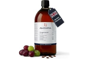 Naissance Grapefröolja (nr. 210) 900ml - Naturlig Fuktighetskräm och Balsam - För Hår, Hud, Massage, Ansikte, Skägg och Aromaterapi