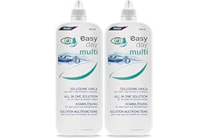 Easy Day Multi Soluzione Unica per Lenti a Contatto - Flat Pack 2x250 ml (compatibile con cassetta della posta)