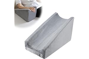 BONJUME Keilkissen, Armlehnen Polster Aufblasbares Armerhöhungskissen Injektionskissen Arm Hebungskissen Armkissen Armstützkissen Zur Linderung Von Schmerzen Tägliche Armlehne mit Abnehmbarem Kissenbezug