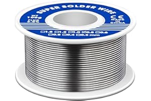 GALAMAX Solder Wire, 0.8mm Soldering Wire, Low Melt Solder with Rosin Core Tin Wire Good Corrosion Resistance for Electronic Solder Electronic Components Repair, DIY Projects(20/50g)