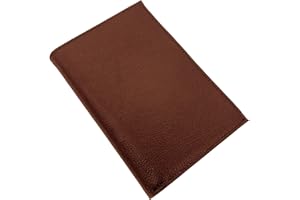 LIVAN - Portefeuille Homme Grand Classique - Porte Carte Crédit Visite Monnaie - Porte permis Conduire Carte Grise Assurance - Cuir Synthétique (Marron)