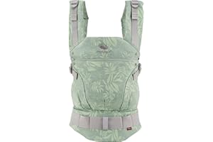 manduca First - Marsupio regolabile e versatile per neonati e bambini (3,5-20 kg) - Marsupio per bambini con trasporto anteriore, laterale e posteriore, BotanicGreen
