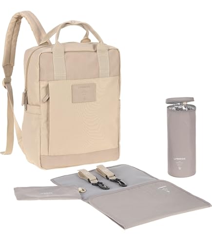 Rugzak luiertas - Rolltop grey mélange ( Limited edition