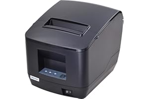 MAXXO Maszyny do etykietowania, 58 mm/80 mm, ładowanie przez USB, drukarka termoetykiet, drukarka etykietująca, urządzenie do etykietowania (XP-V330-N X-Print)