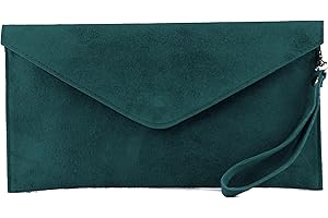 MODAMODA DE - MADE IN ITALY Modamoda de, T106 – Borsa in pelle, clutch da sera, produzione italiana