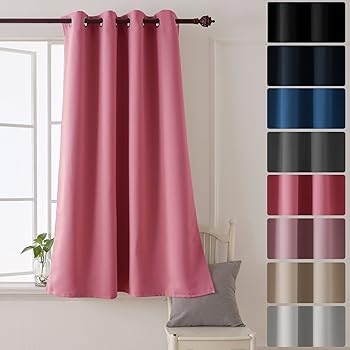 Nursery Florata 1 Piece Windows Treatment Eyelet Blackout Curtains